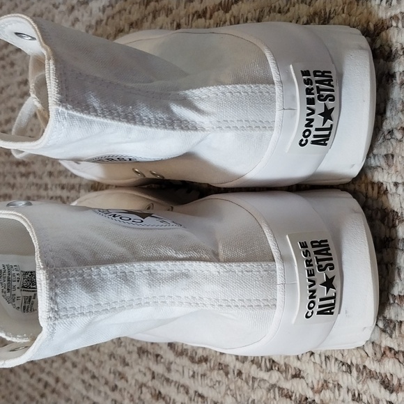 CONVERSE CHUCK TAYLOR ALL STAR LUGGED CANVAS 2.0 WHITE HI-TOP SNEAKERS s… - Picture 14 of 17